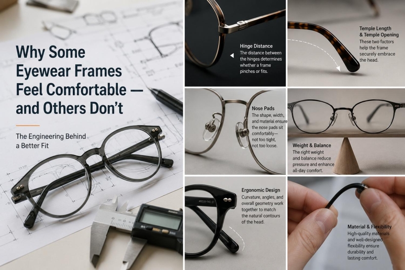 El elemento que hace que las monturas de las gafas se sientan cómodas